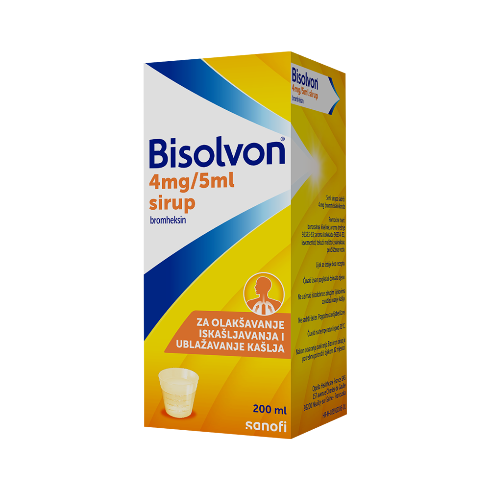 Bisolvon sirup 4 mg/5 ml