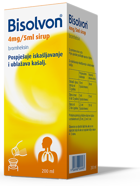 Bisolvon sirup 4 mg/5 ml