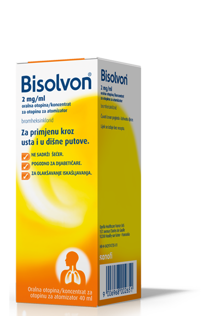 Bisolvon otopina 2 mg/ml